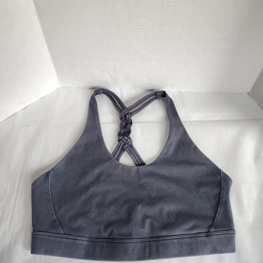 Soulcycle Sports Bra Size Large Soul Athletic Bra Braided Strap Yoga Gym Bra